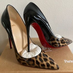 Christian Louboutin So Kate Degrade Leopard Patent